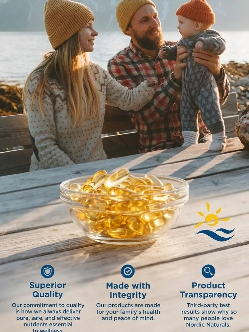 Nordic Naturals Ultimate Omega 2X Lemon Flavor - 120 Soft Gels - 2150 Mg Omega-3 - High-Potency Fish Oil with EPA & DHA