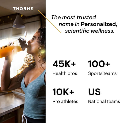 THORNE - Multi-Vitamin Elite - Daily Nutritional Supplement - AM Formula Supports Cellular Energy Production &PM Formula Supports Restful Sleep* - Gluten-Free, Dairy-Free - 180 Capsules - 30 Servings
